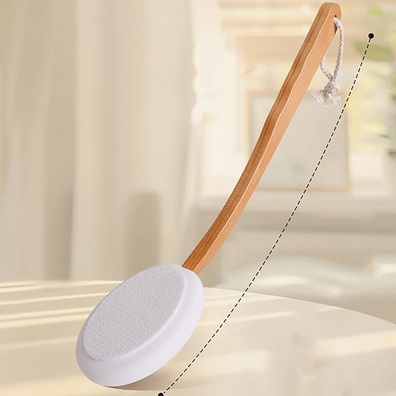 Long Handle Shower Body Brush Scrubber – Multi-Function Sunscreen Applicator & Cleaner Brush
