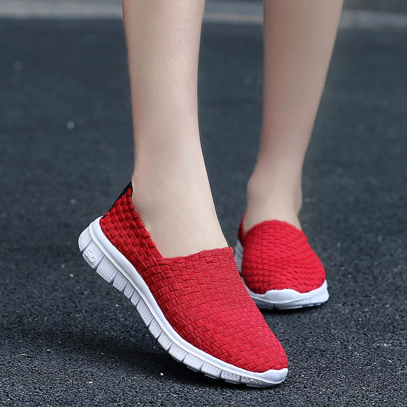 Unisex Handwoven Breathable Loafer Flats