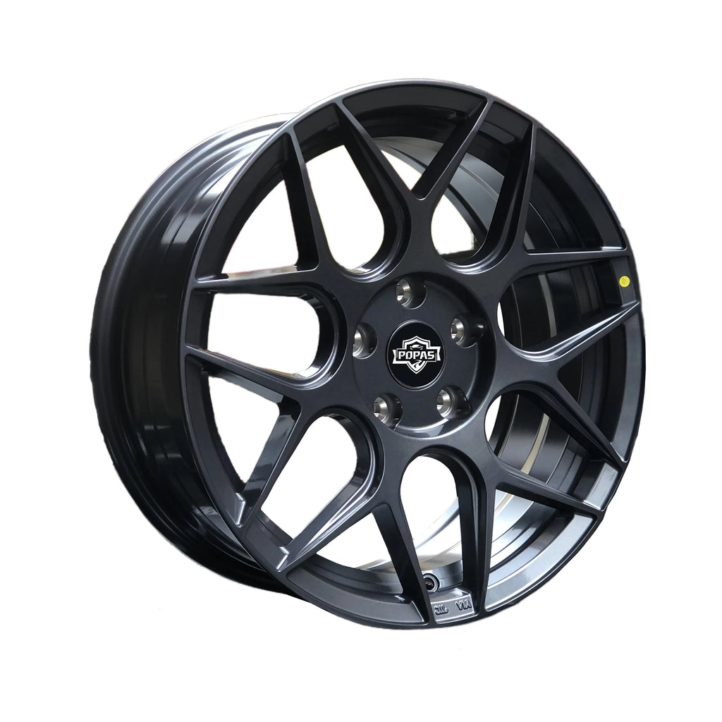 Black Alloy Car Wheels – 15 to 19-Inch Options