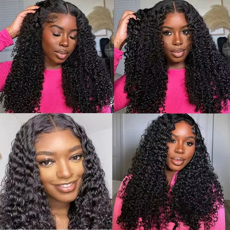 200% Density Burmese Curly Lace Front Wig | 13x4 13x6 HD Transparent Pre-Plucked Virgin Human Hair