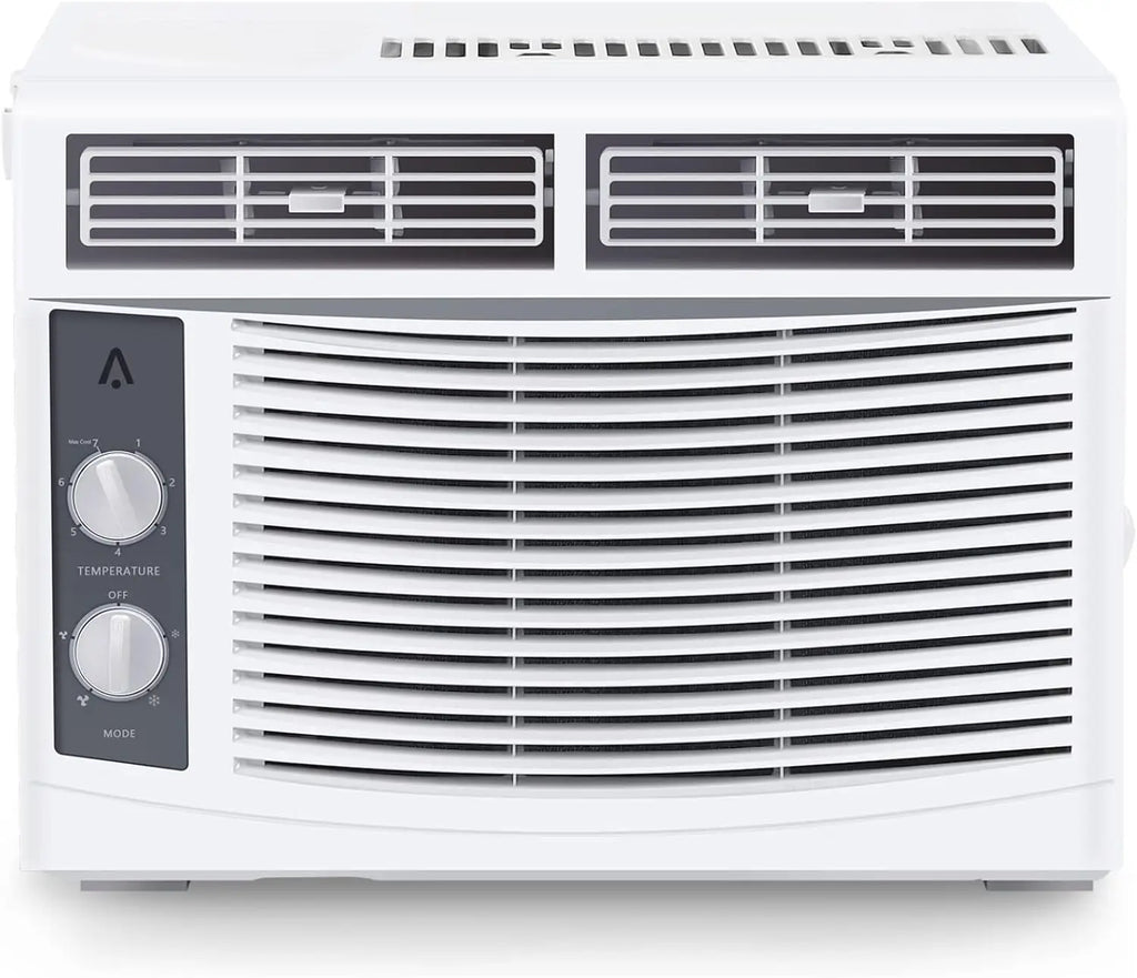 Window Air Conditioner, 5000 BTU Window AC Unit with Timer Function & Easy Install Kit, Fast Cooling, Cool Up to 150 Sq. ft, for Small Bedrooms, Living Room