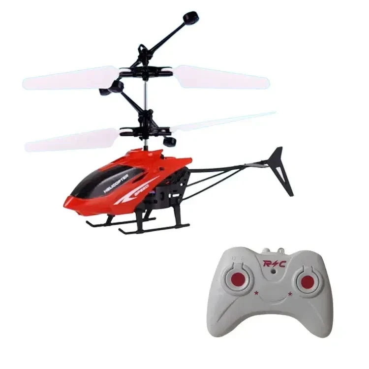 Rechargeable Mini RC Drone – Safe Fall-Resistant Helicopter Toy with Decorative Patterns