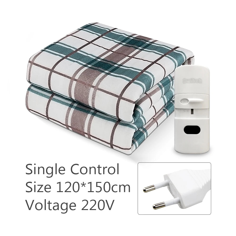 220V Electric Blanket – Thickened Thermostat Heating Blanket, Winter Body Warmer, Multiple Sizes