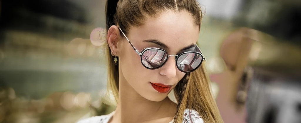 ZENOTTIC Steampunk Round Polarized Sunglasses | Mirror Vintage Shades UV400 for Men & Women
