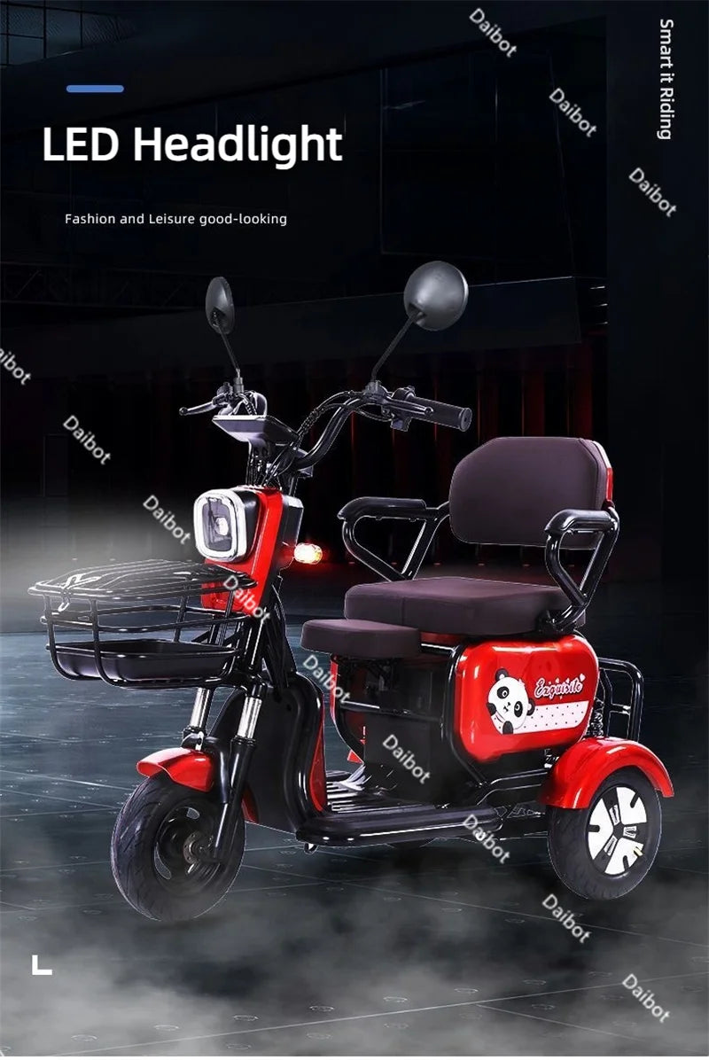 3-Wheel Mini Mobility Scooter – 48V 700W, 35 km Range