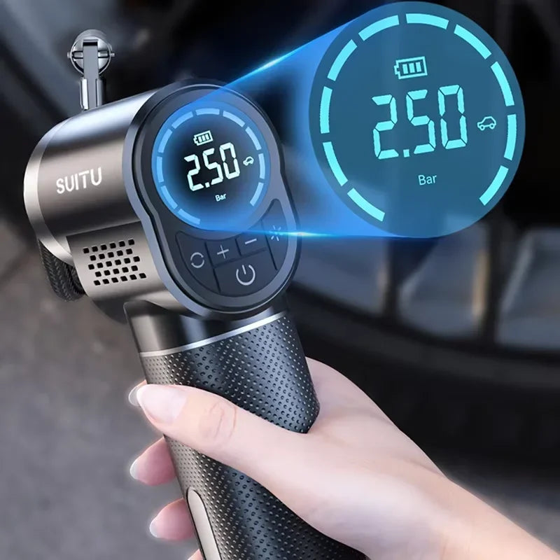 Cordless Tire Inflator for Car, Bike and Motorcycle