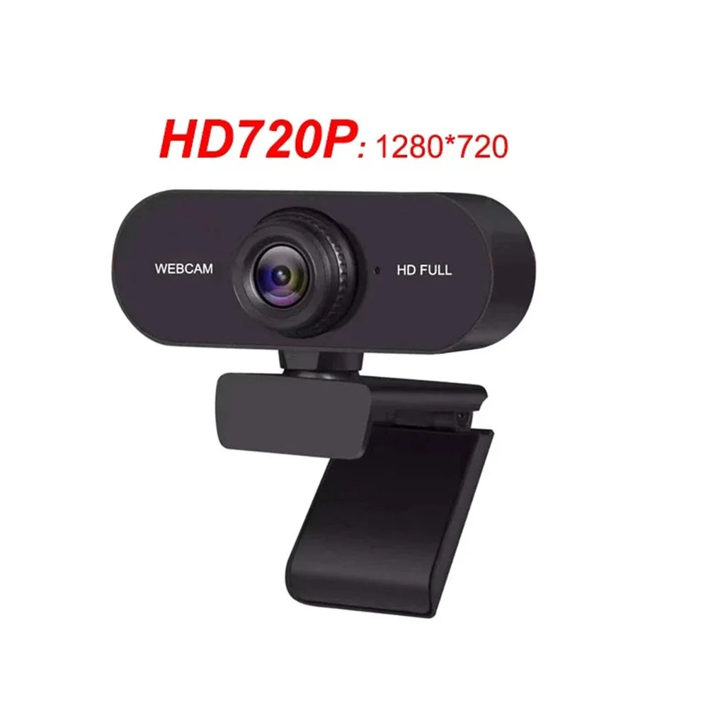 HD USB Webcam with Microphone – 480P to 2K, Desktop & Laptop Camera for YouTube, Skype & Streaming