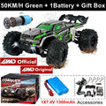 4WD 1:16 Scale High Speed Brushless RC Car – 50 or 80KM/H Off-Road Drift Racing Buggy Truck