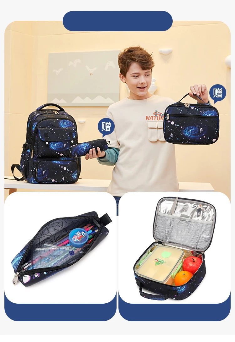 Kids Backpack Set – Three-Piece School Bag Set