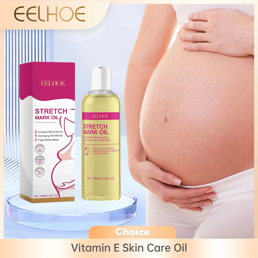 EELHOE Vitamin E Skin Care Oil — Pregnancy Stretch Mark Removal & Firming Collagen Body Oil 100ml