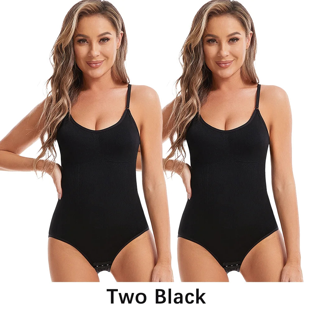 Seamless Slimming Open-Crotch Bodysuit Shapewear — Butt Lifting & Tummy Control
