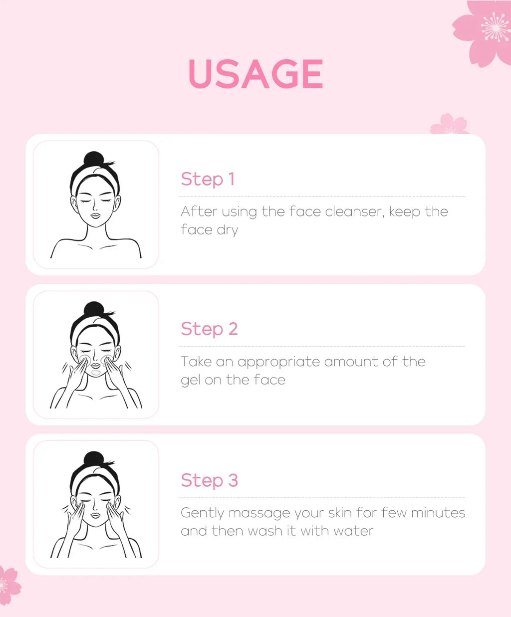 FENYI Cherry Blossom Exfoliating Peeling Gel – Deep Cleansing Facial Scrub & Skin Brightener