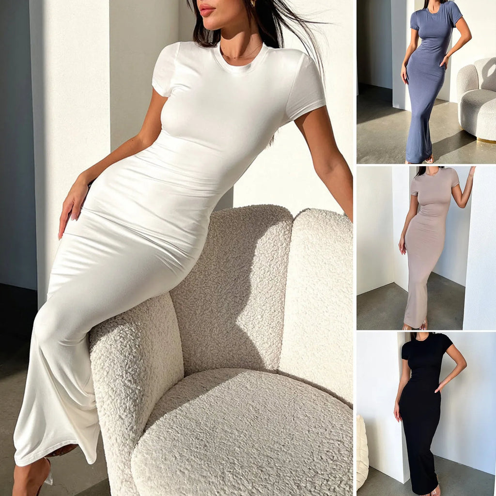 Sleeveless Mermaid Floor-Length Prom Dress — Slim Elegant Party Evening Dress