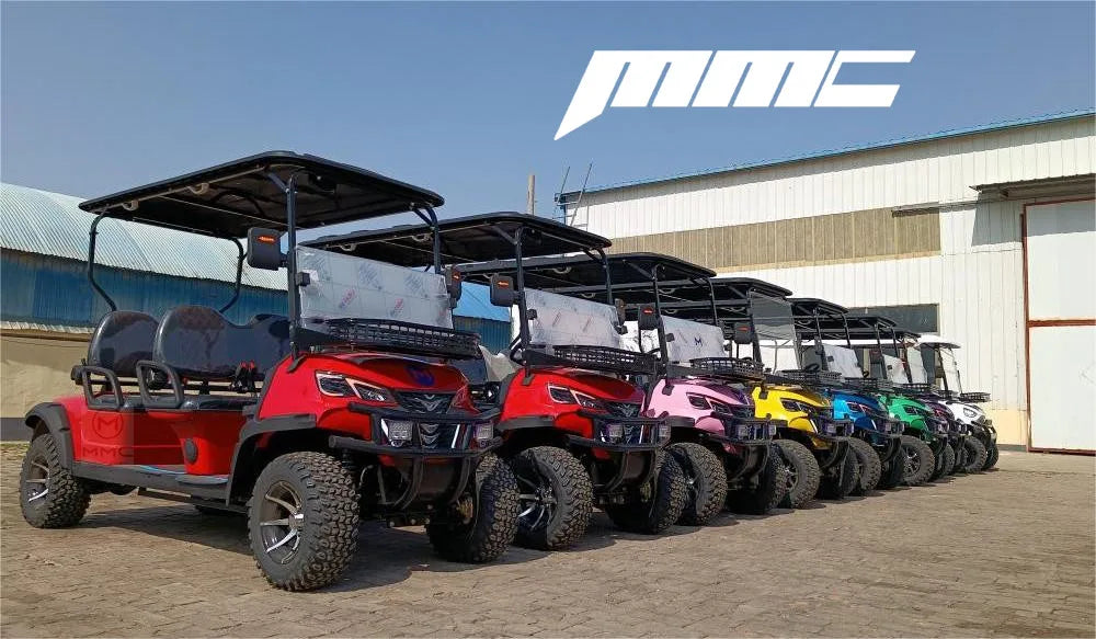 Street Legal 4-Seater Electric Golf Cart — 72V Lithium Battery, 5kW AC Motor