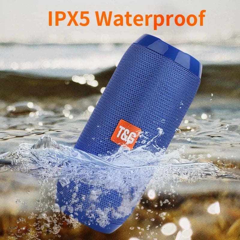 Wireless Portable Bluetooth Speaker — 360° Sound, Waterproof & Long Battery Life