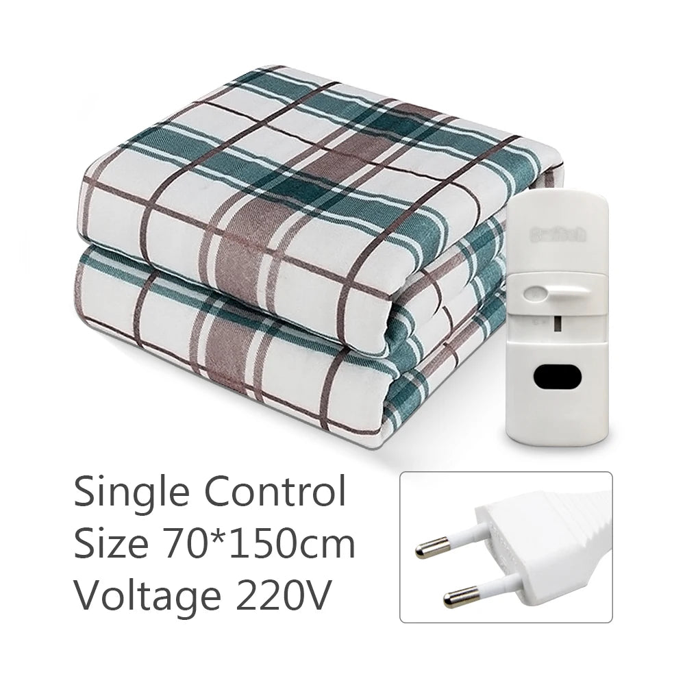 220V Electric Blanket – Thickened Thermostat Heating Blanket, Winter Body Warmer, Multiple Sizes