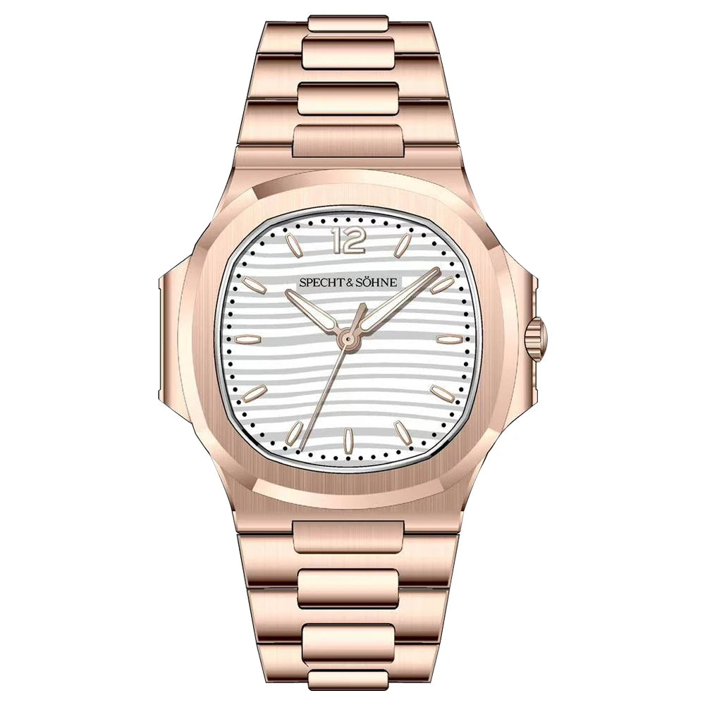Specht & Söhne Men's 40MM Slim Quartz Watch | Sapphire Crystal 50M Waterproof Classic 5711