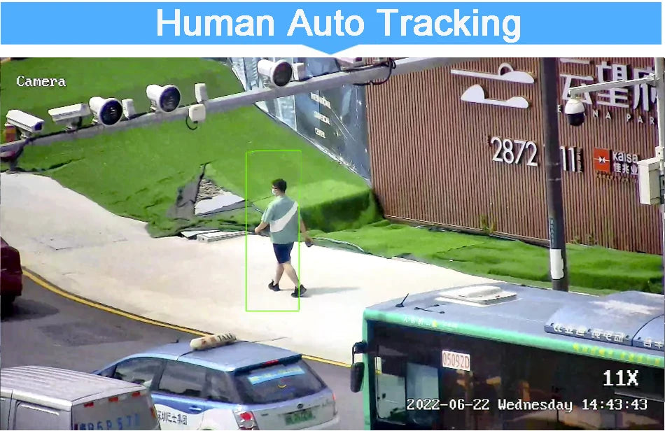 4K 54x Optical Zoom PTZ IP Security Camera — 360°