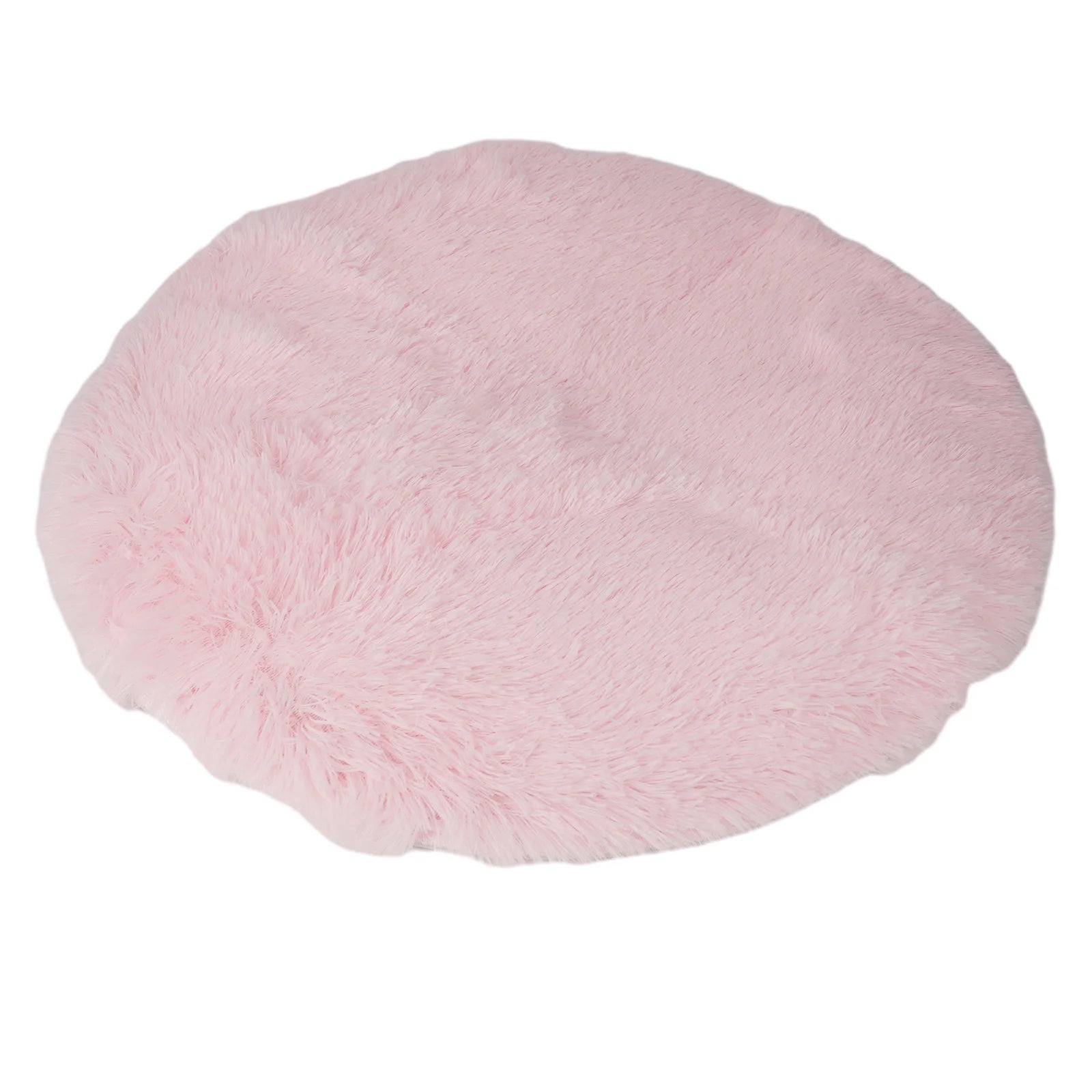 Super Soft Shaggy Area Rug – Anti-Slip 4cm Pile Round Rug for Living Room & Bedroom, 12 Colors & 3 Sizes