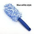 Plush Car Wheel & Rim Brush – Premium Non-Slip Handle for Cleaning Spokes, Barrels & Rims