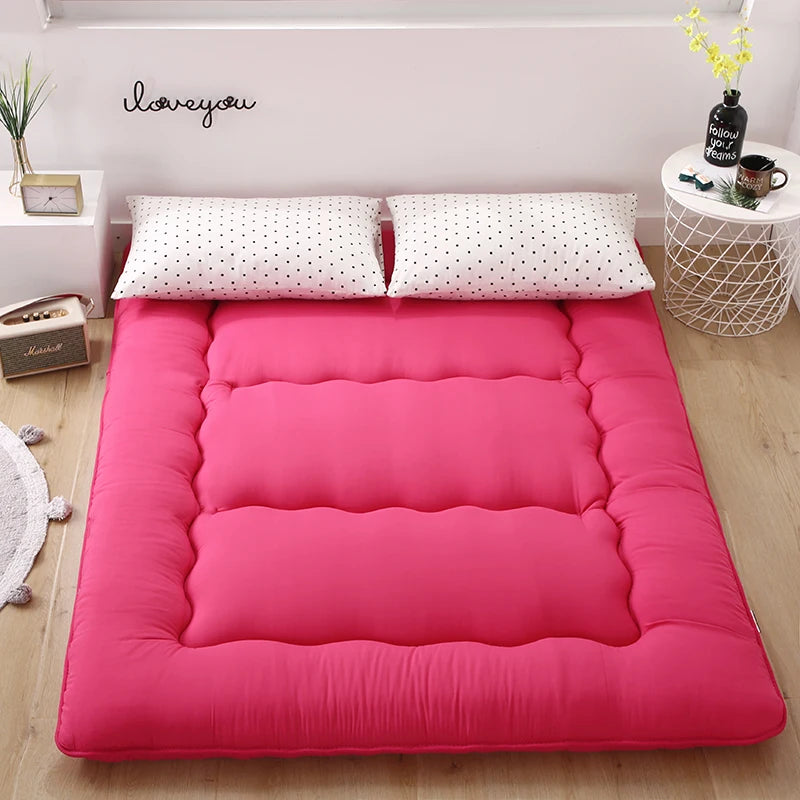 Japanese Thickened Tatami Floor Mattress – Foldable Lazy Bedroom Sleeping Pad, Multiple Sizes