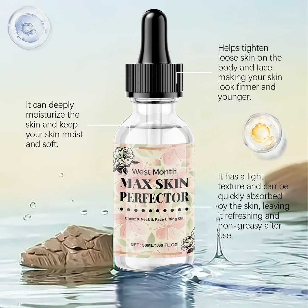 Chest Neck & Face Lifting Oil — Deep Nourishing Moisturizing Radiance Boost Skincare