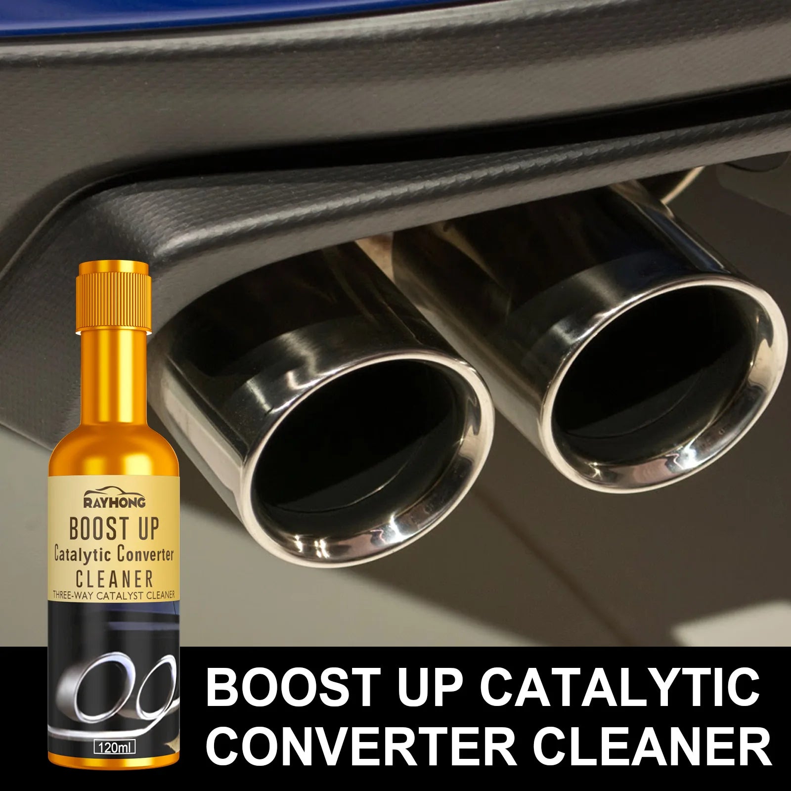 Car Catalytic Converter Cleaner – Engine CSV Clean Accelerator Catalyst Treatment (Multi-Pack)