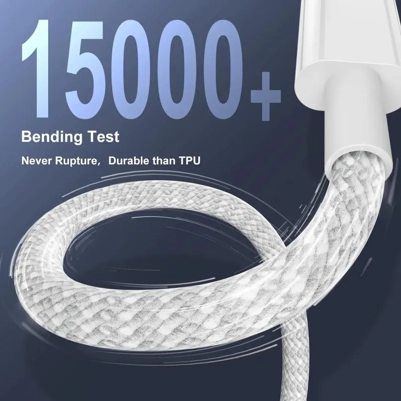 Triple the Cables. Zero the Hassle. — 3-Pack USB-C to USB-C 100W Fast Charging Cable | 1m, iPhone 16/15, Samsung, Xiaomi, Huawei