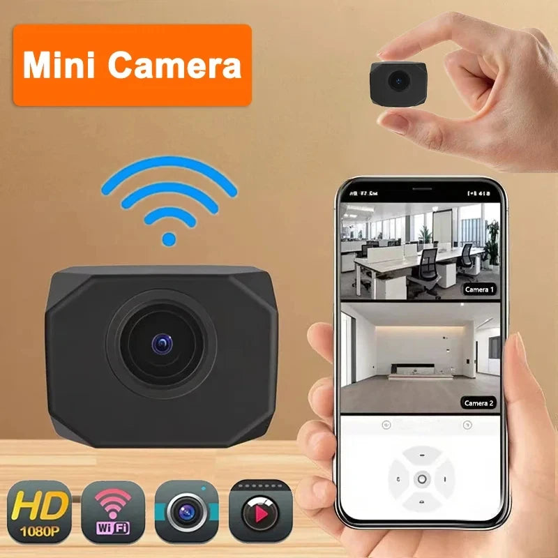 1080P Mini WiFi Camera – AP Hotspot, Remote Monitor, Motion Detection | Portable Home Security