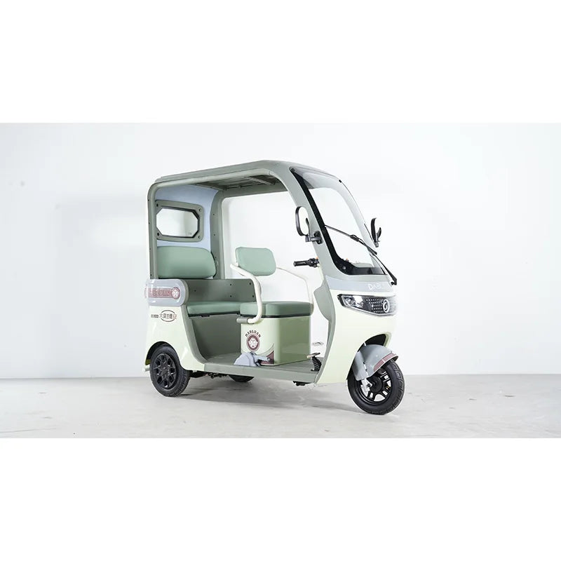 Electric Sightseeing Tricycle — Open Body Mobility & Cargo Vehicle for Adults