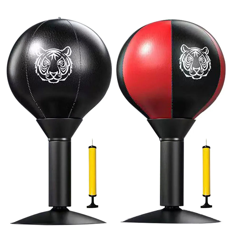 Desk Boxing Punch Ball – Free Standing Stress Relief Punching Bag for Kids, Office & Home