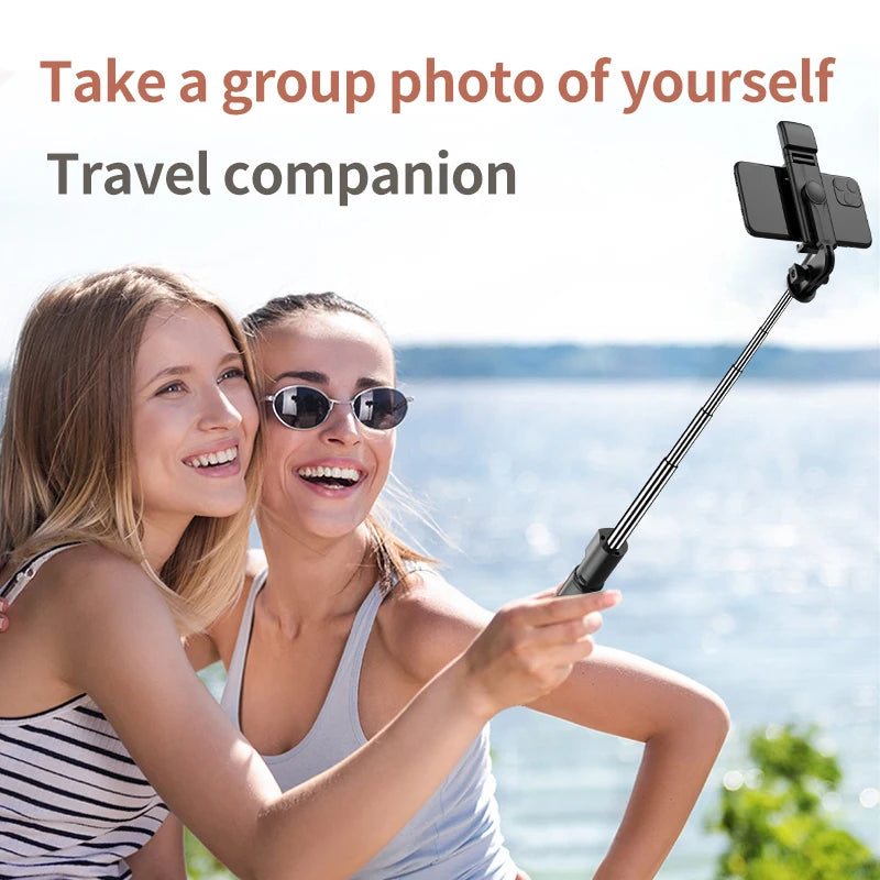 Smartphone Tripod Selfie Stick with Bluetooth Remote