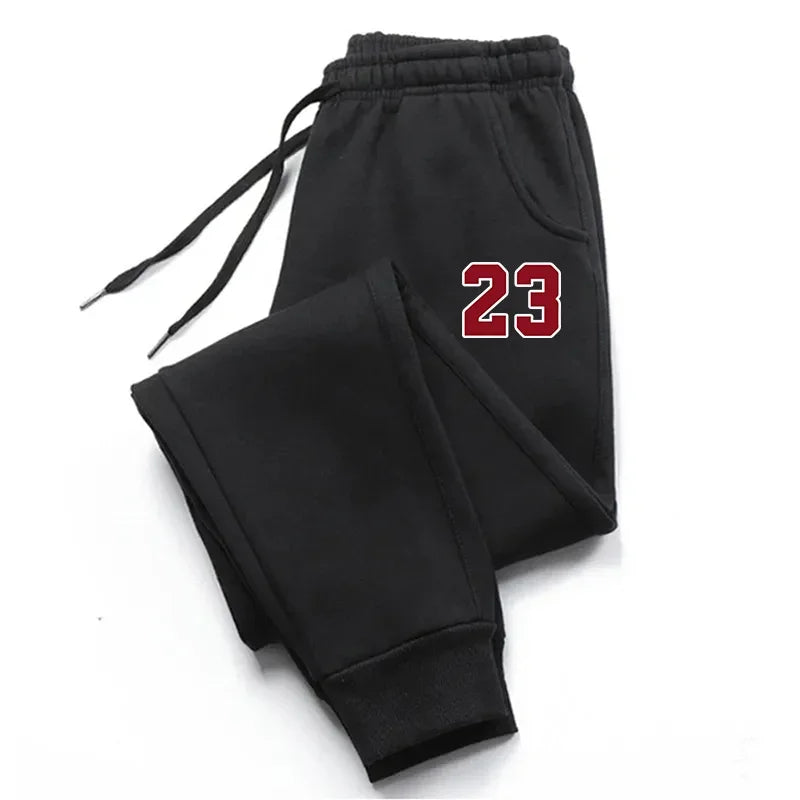 Men's Luxury Print Fleece Jogging Pants — Premium Comfort Joggers