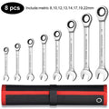 72-Tooth Metric Ratcheting Wrench Set