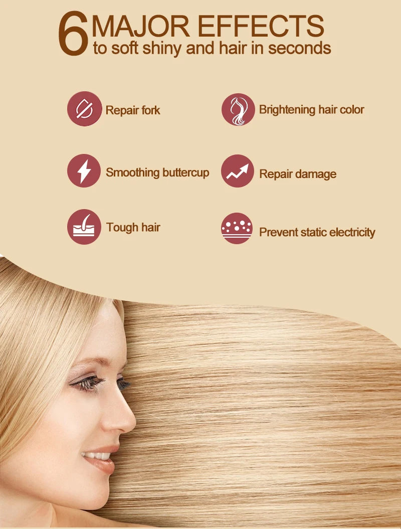 PURC Brazilian Keratin Hair Treatment Straightening Smoothing For Deep Curly Hair Treatment Professional Hair Care Products PURE