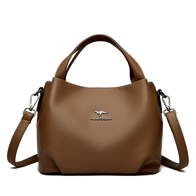 LUYIAIXI Luxury Letter Accent Crossbody Shoulder Tote – High Quality Designer Handbag for Women
