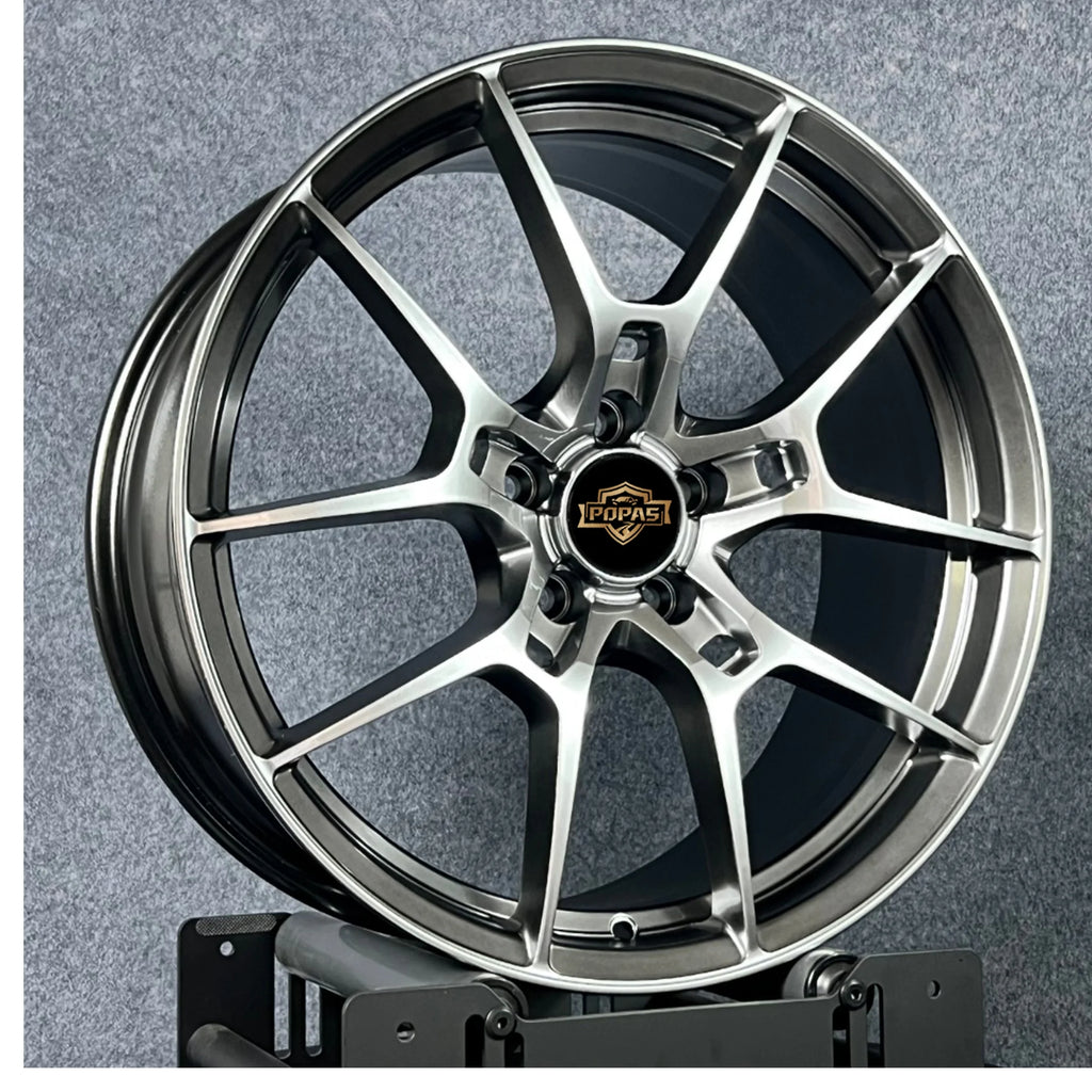 Black Alloy Car Wheels – 15 to 19-Inch Options