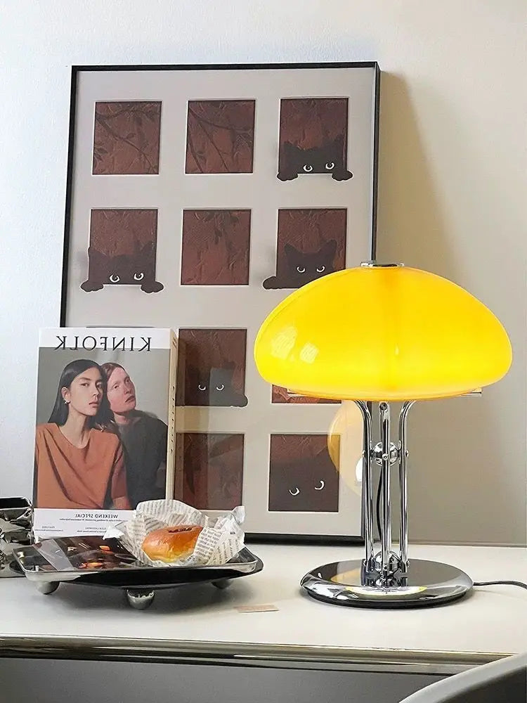Mushroom Table Lamp – Warm White Button Control