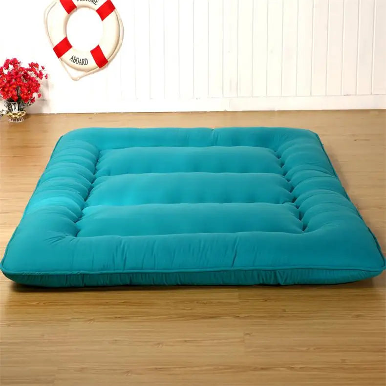Japanese Thickened Tatami Floor Mat – Soft Cushion, Foldable Lazy Home Sleeping Pad, Bedroom Artifact