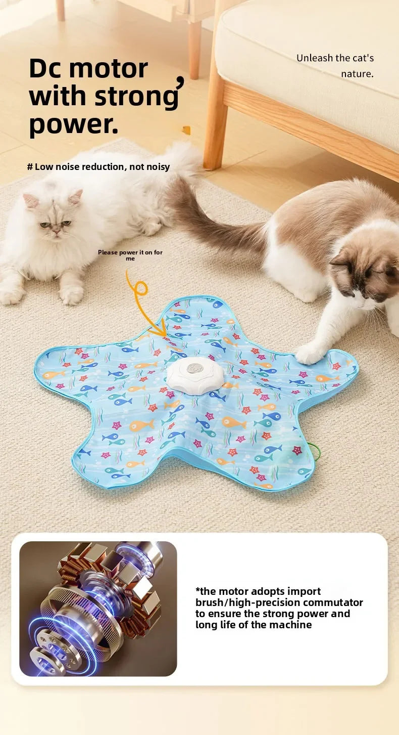 Automatic Electric Cat Turntable Interactive Toy