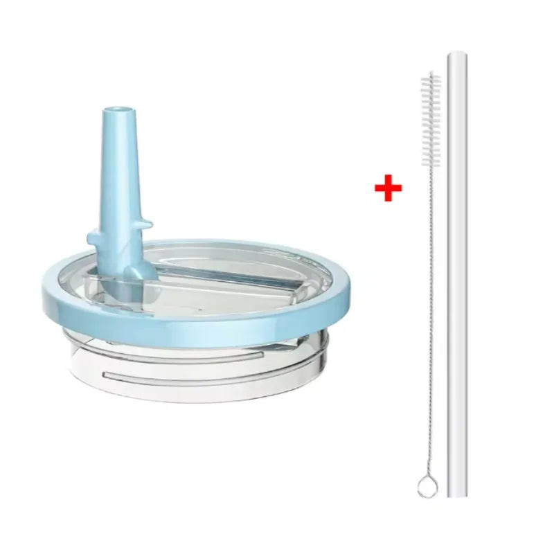 40oz Flip Straw Replacement Lid for Stanley 2.0 Tumbler – Leak-Proof Lid with Straw & Cleaning Brush