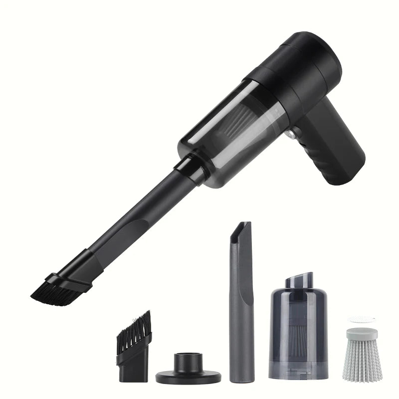Portable Mini Car Vacuum Cleaner – USB-C Rechargeable