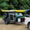 Family Camping Trailer — Large Storage Foldable Utility Cart for RV, Beach & Outdoor