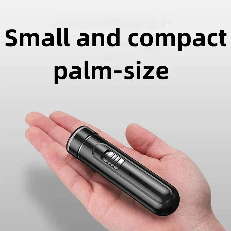 USB Rechargeable Electric Razor for Men — Wet & Dry One-Button Shaver for Home, Car & Travel