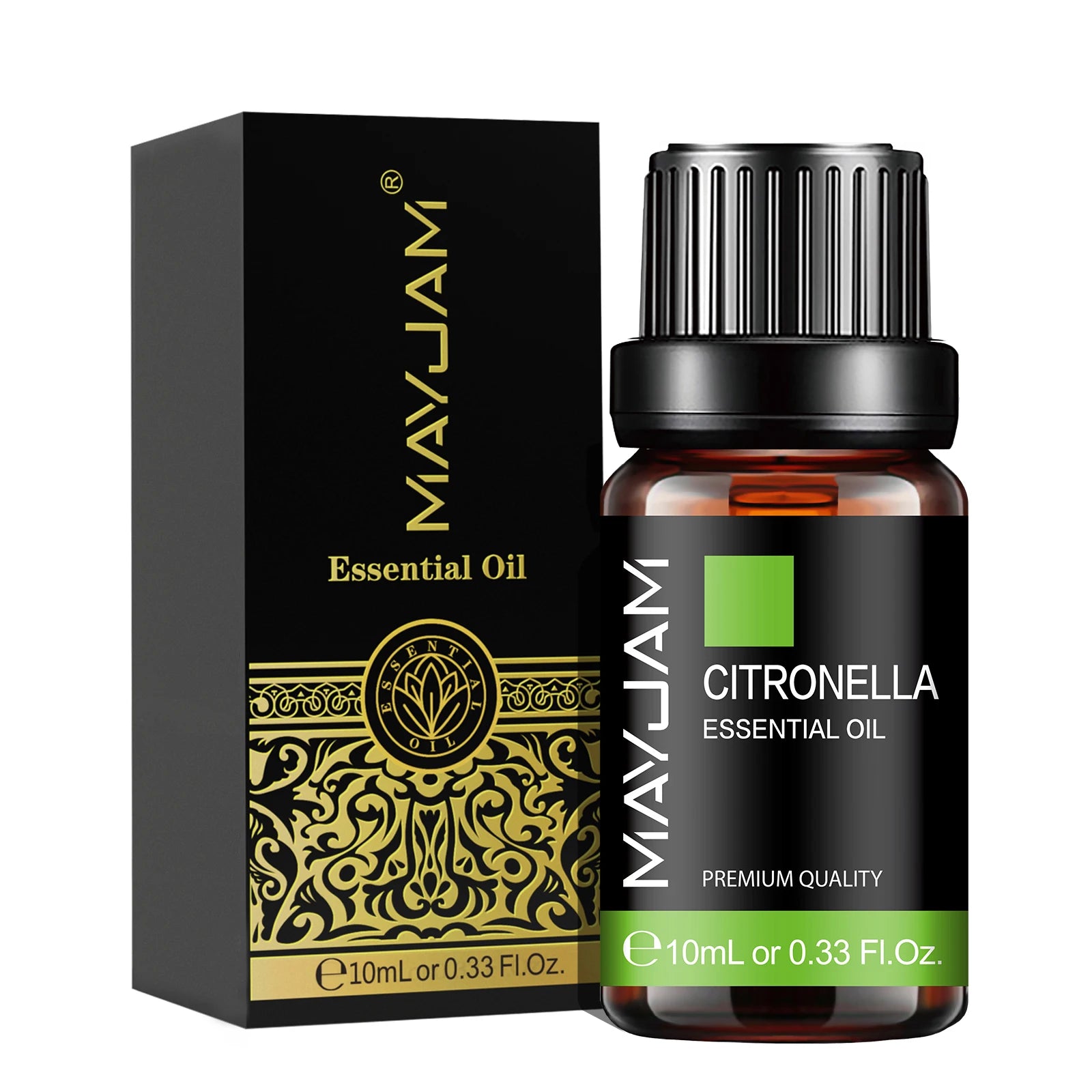 MAYJAM Essential Oils — Lavender, Lemongrass, Jasmine, Vanilla, Eucalyptus & Rose for Diffusers & Candle Making