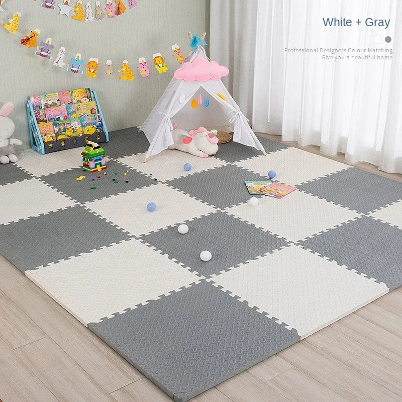 Baby Puzzle Floor Play Mat – EVA Foam, 8-16 Piece Kids Carpet, Educational Toy, 30x1cm Tiles