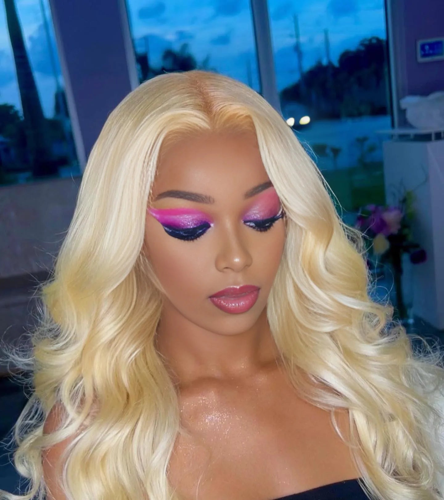 30 Inch 613 Lace Front Wig Human Hair 13x6 HD Transparent Lace Blonde Lace Front Wigs 613 Body Wave Lace Front Wigs Human Hair
