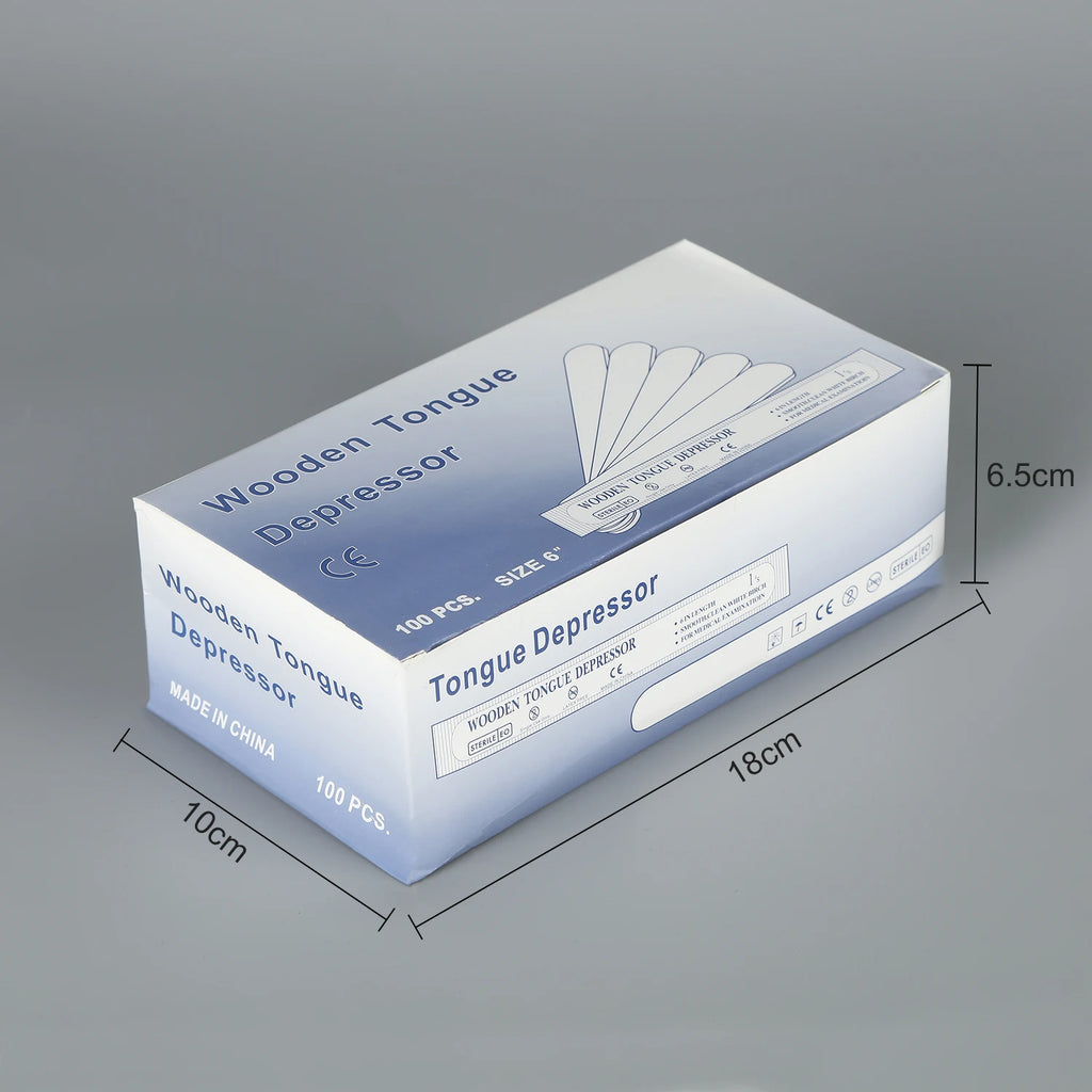 Disposable Wooden Waxing & Tattoo Sticks — Multi-Pack