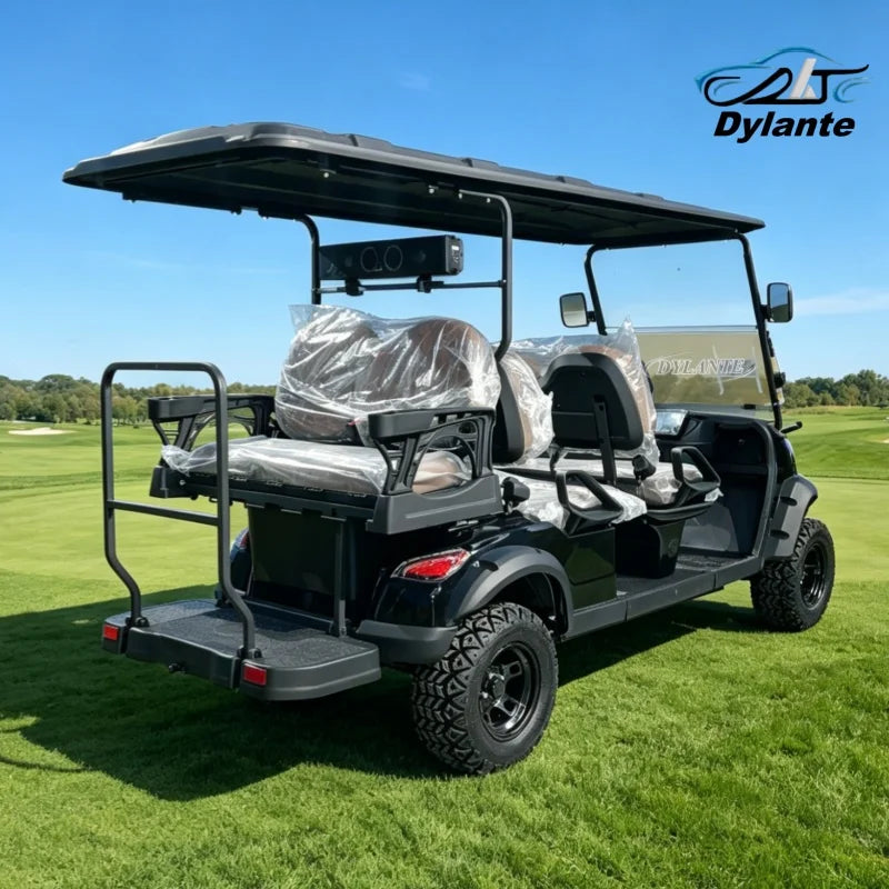 4-Wheel Drive Electric Golf Cart — 5000W Motor, 4-Seat Passenger UTV Electric Cart for Adults