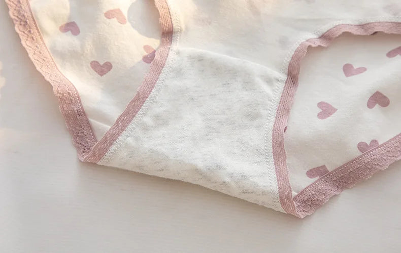 Women's Printed Cotton Stretch Briefs, 5-Pack